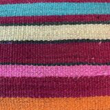 Vintage turkish kilim cushion cover, 30 x 50 cm