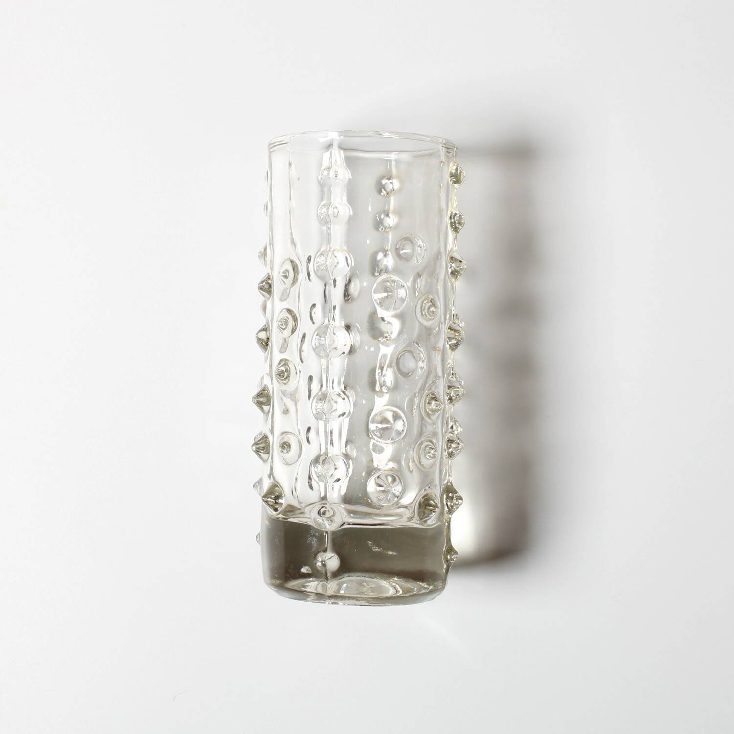 Mid-Century Spiky Glass Vase by Pavel Panek, Czech Republic / 1971