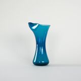 Cobalt glass jug, Danish design, 1950s, made in Denmark