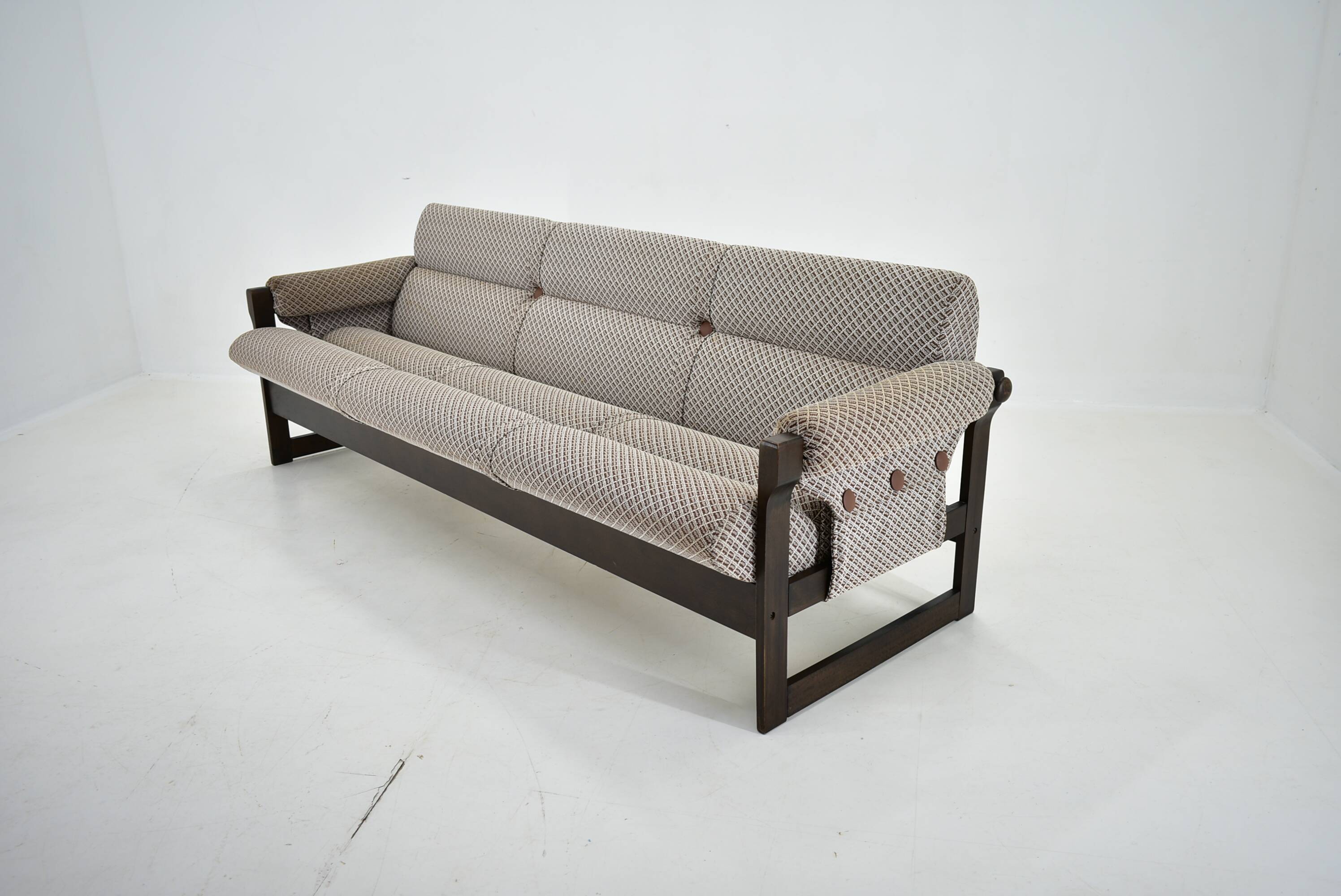 Midcentury Adjustable Sofa, Czechoslovakia,  1970s