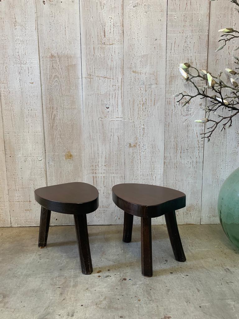 Pair of rustic stools
