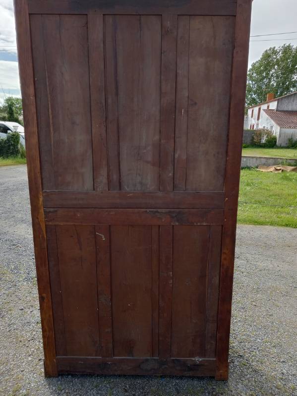 Walnut restoration cabinet