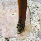 Quadripod bedside table in Louis XV style marquetry