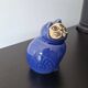 Ceramic cat mia cobalt blue lisa larson atelier gustavsberg