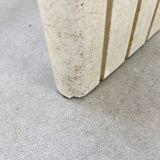 Travertine eye coffee table Roche Bobois