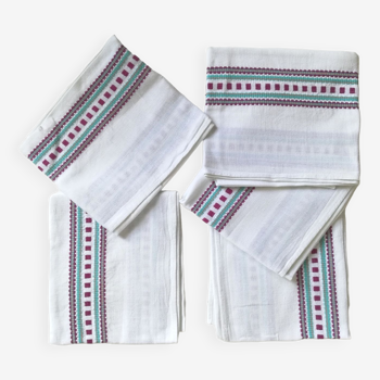 Set of 5 napkins