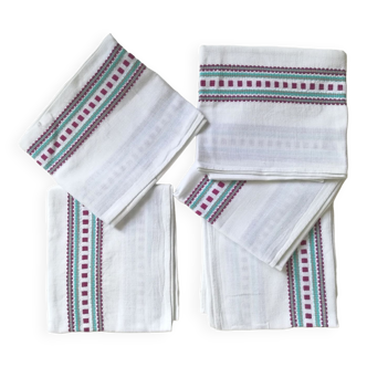 Lot de 5 serviettes de table