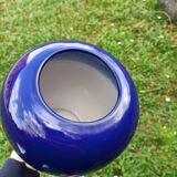 Intense blue ceramic vase