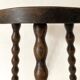 Tabouret Tripode demi cercle 55 cm
