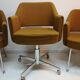 On roulette airborne vintage armchair