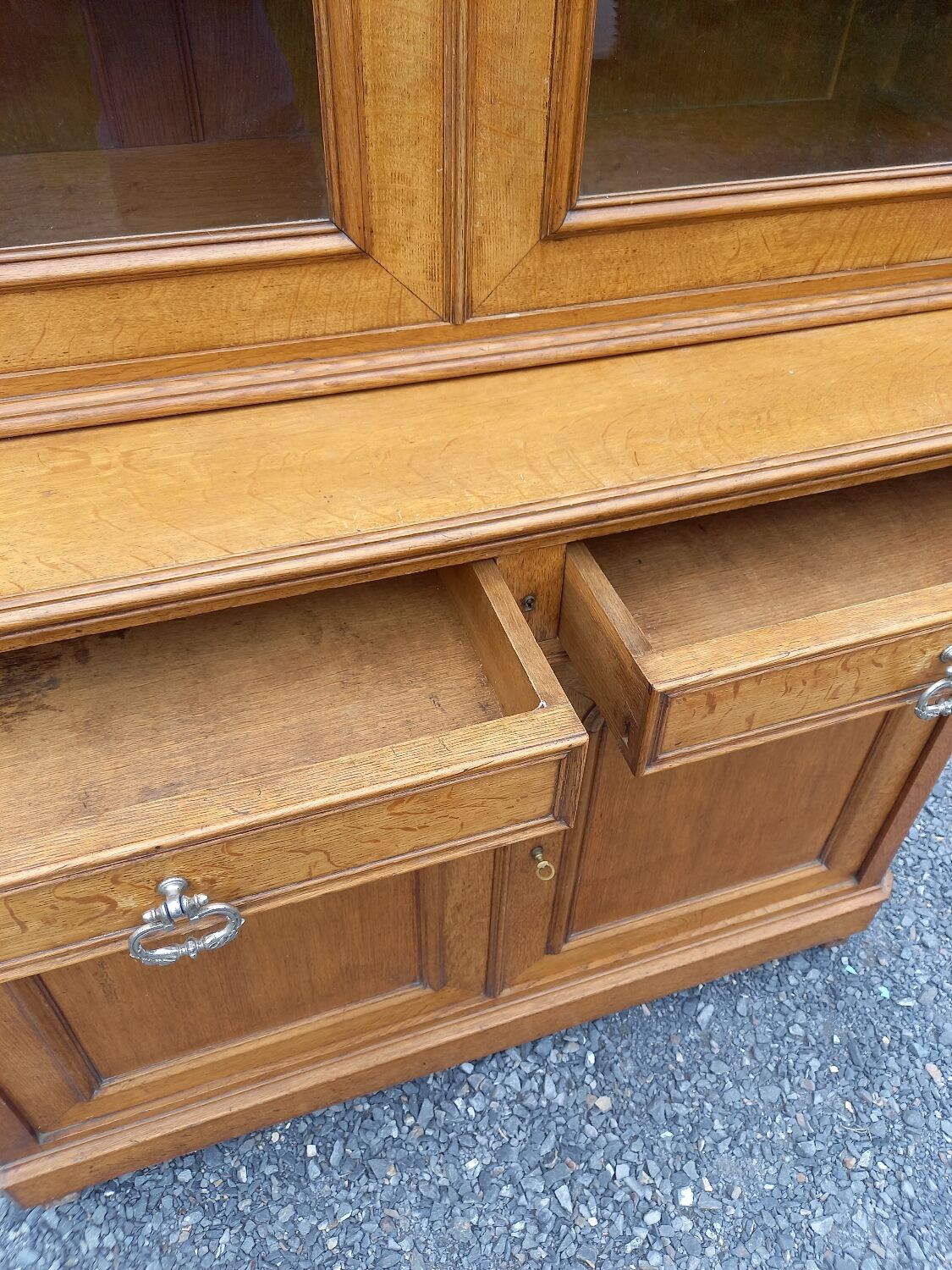 Solid oak sideboard 1900