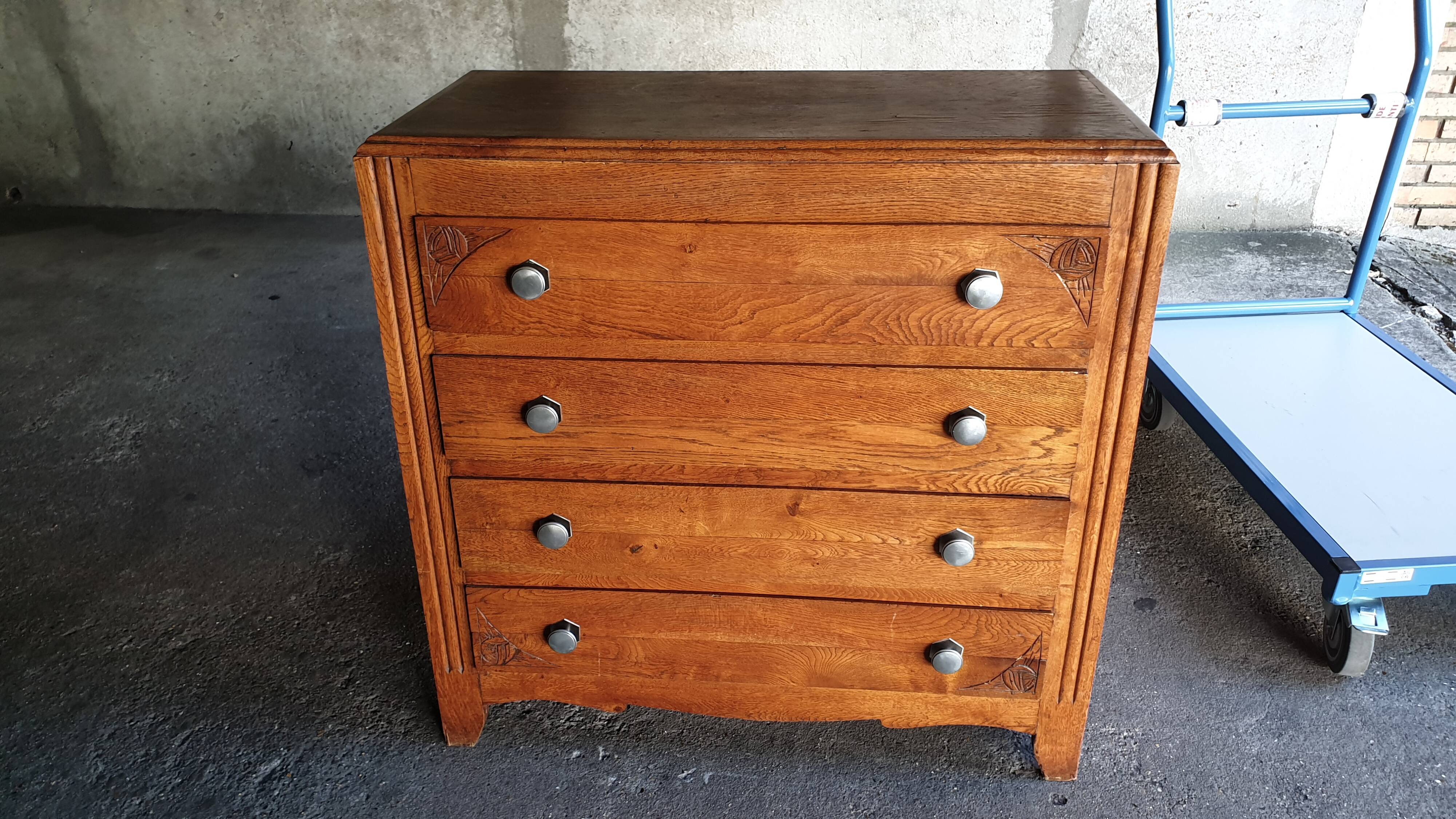 Commode 4 tiroirs année 40