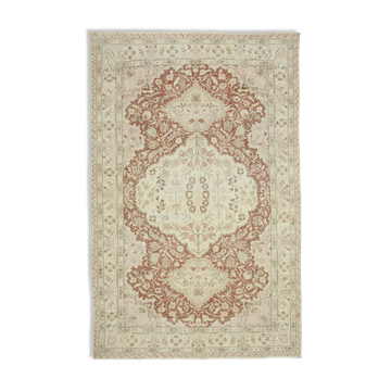 Handmade Contemporary Oriental Beige Carpet 194 cm x 300 cm - 36744