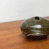 Ikebana vase in studio pottery by German artist Till Sudeck from the mid-century, 1960s.