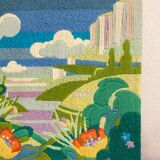 Colorful vintage tapestry