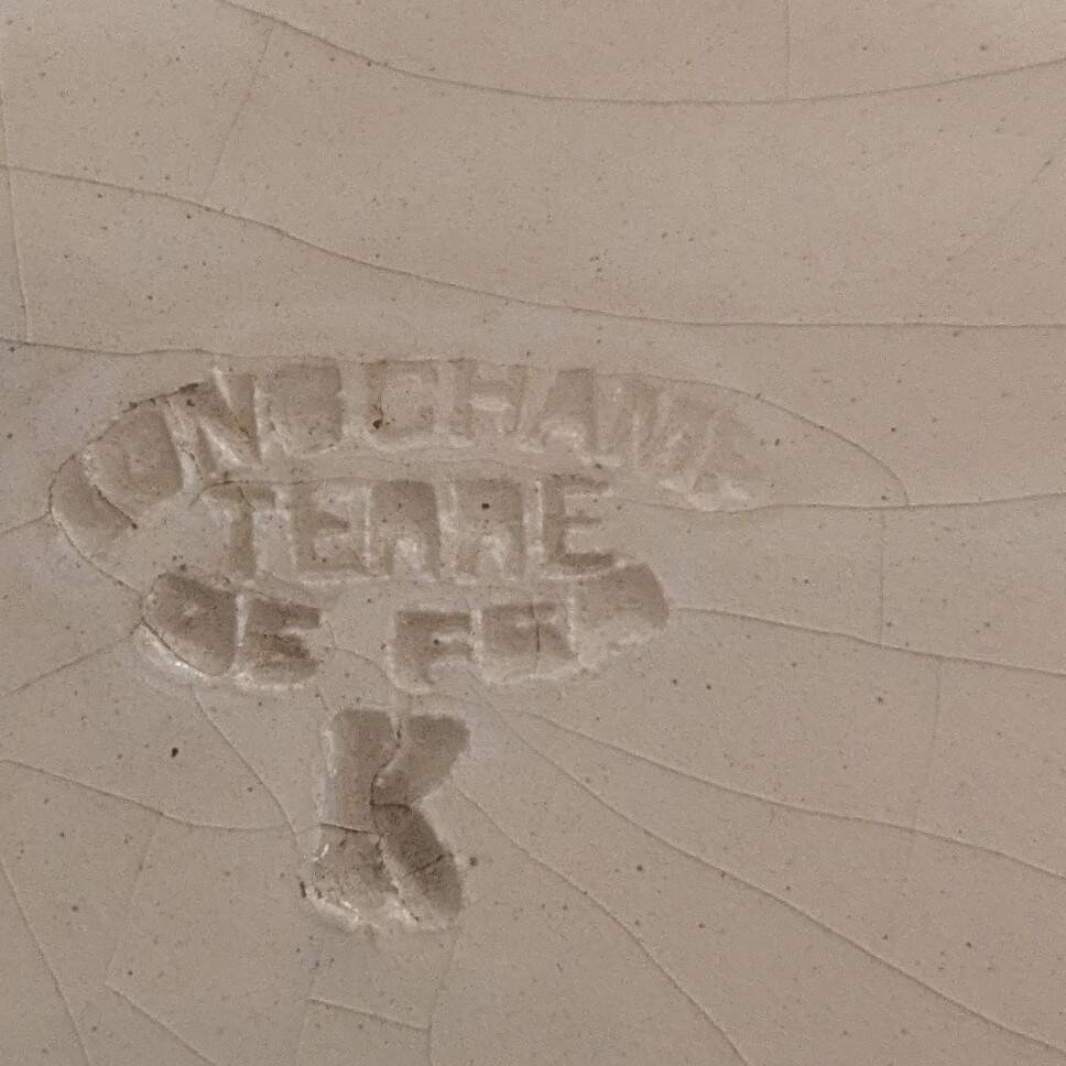 Longchamp wall slipware, 19th century.