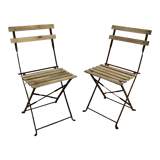 Pair of folding chairs