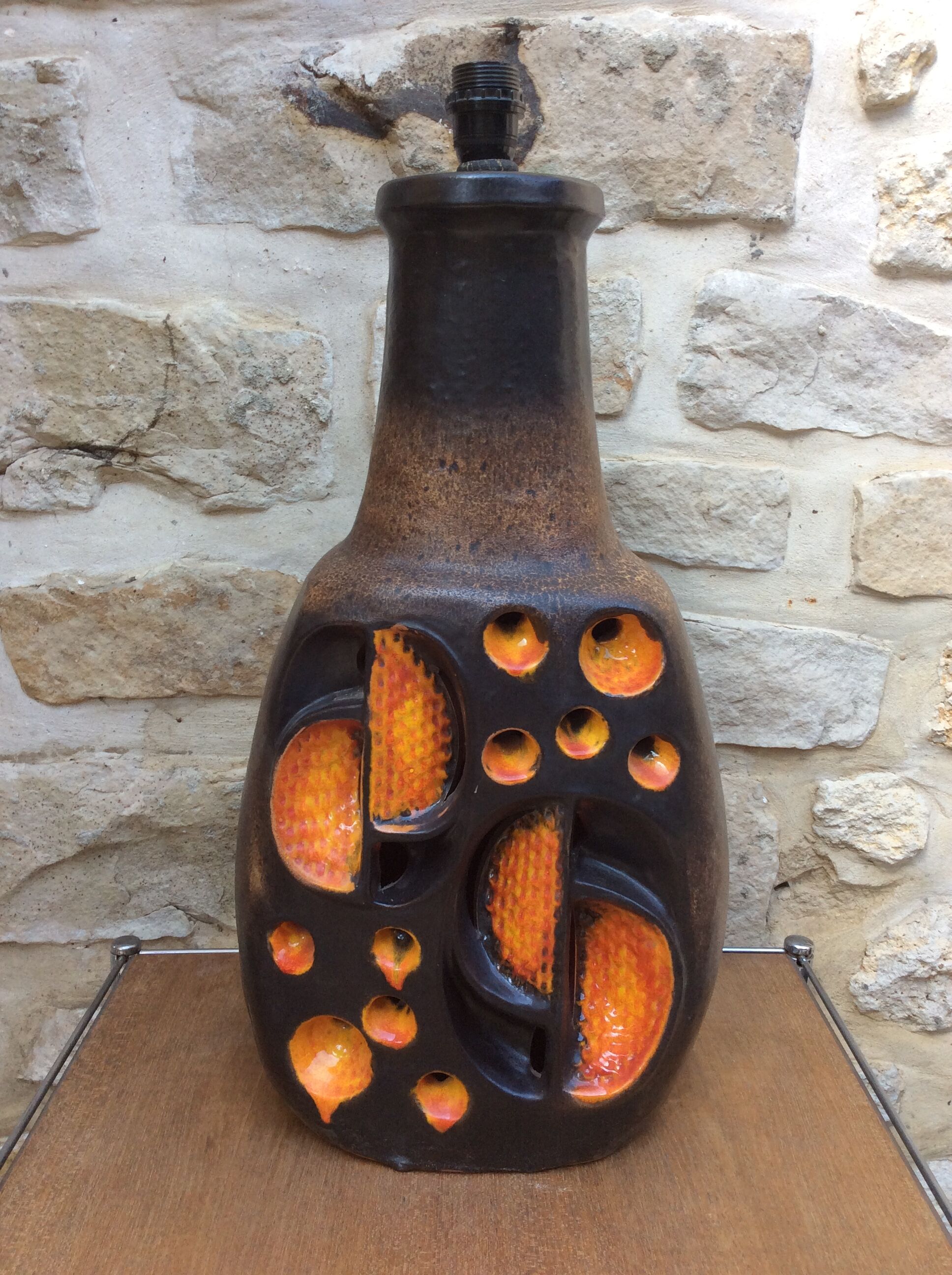 Ceramic floor lamp foot