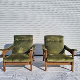 Paire de fauteuils drakkar de Gilbert steiner