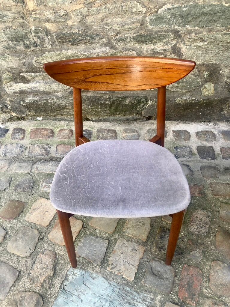 Set of six Harry Ostergaard chairs for Randers Mobelfabrick Denmark 1960