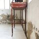 19th metal patinated dentist furniture