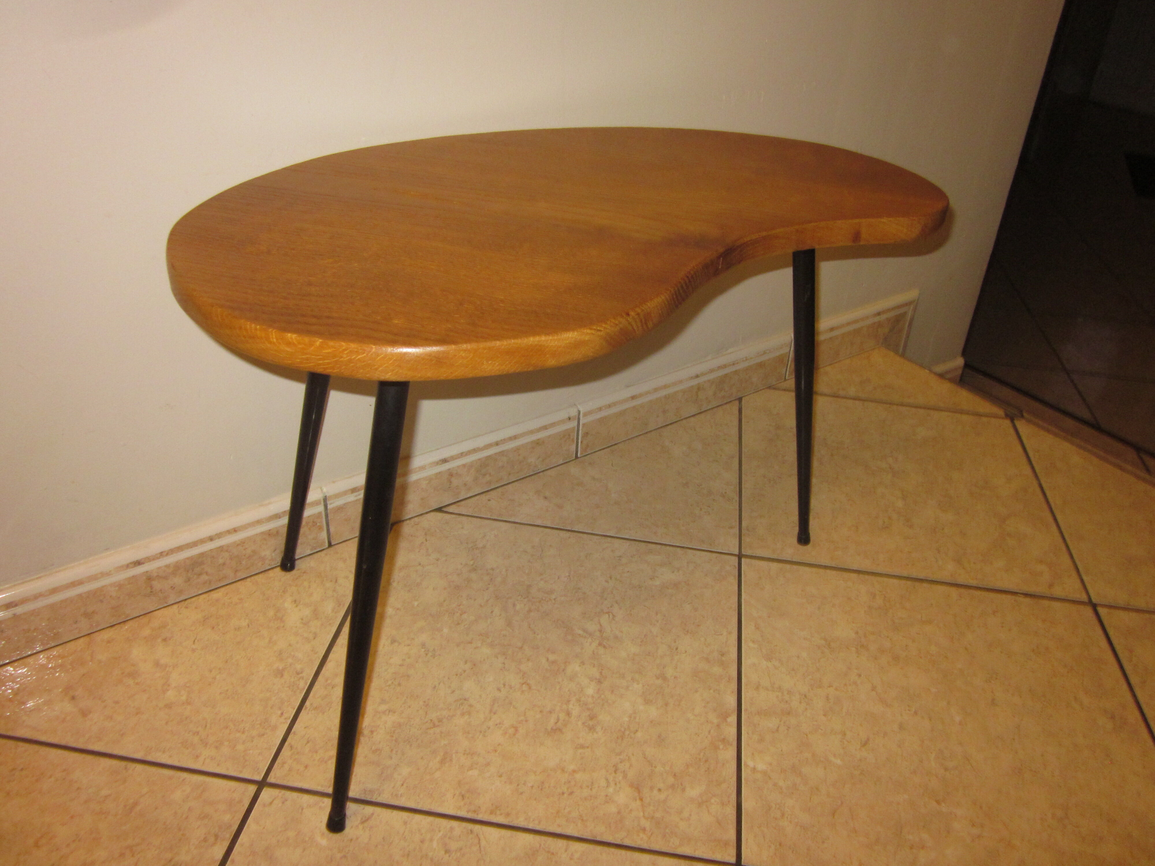 Vintage bean-shaped coffee table
