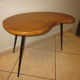 Table basse vintage forme haricot