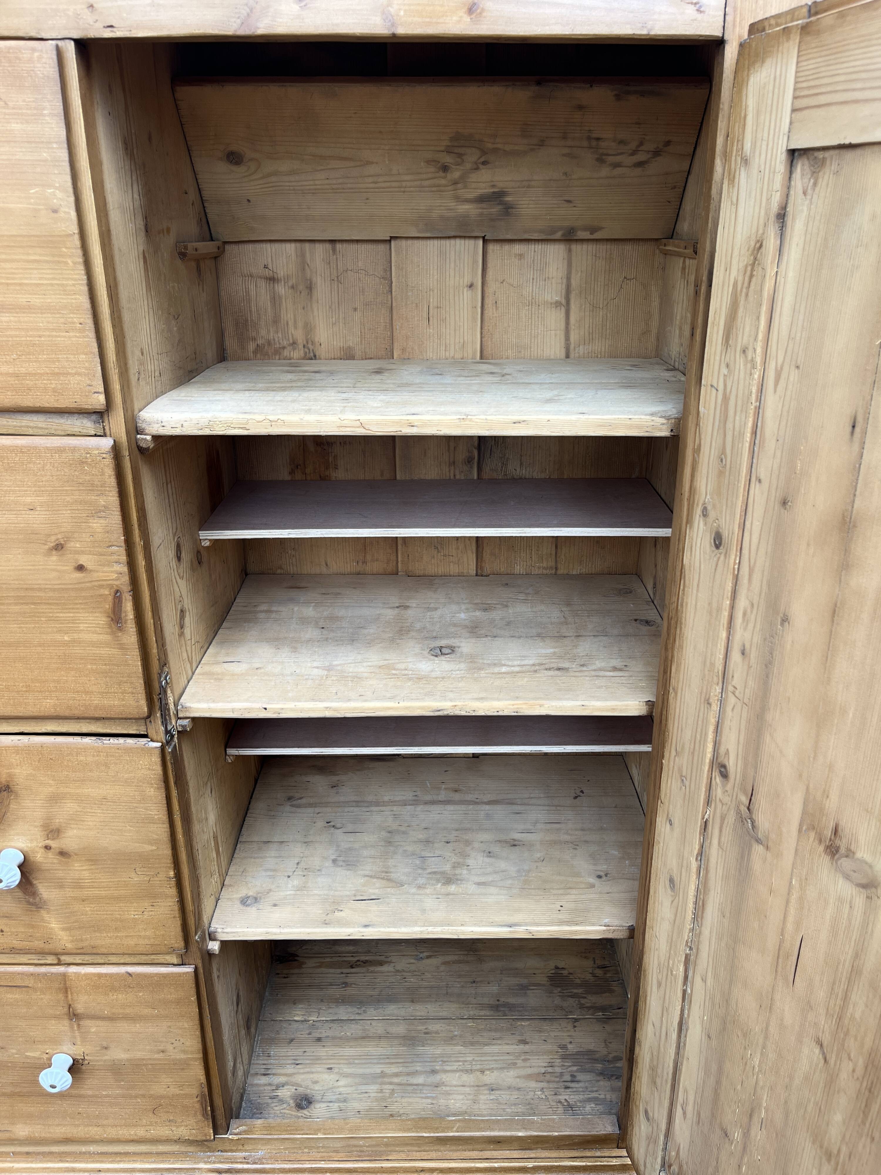 Vintage pine pantry