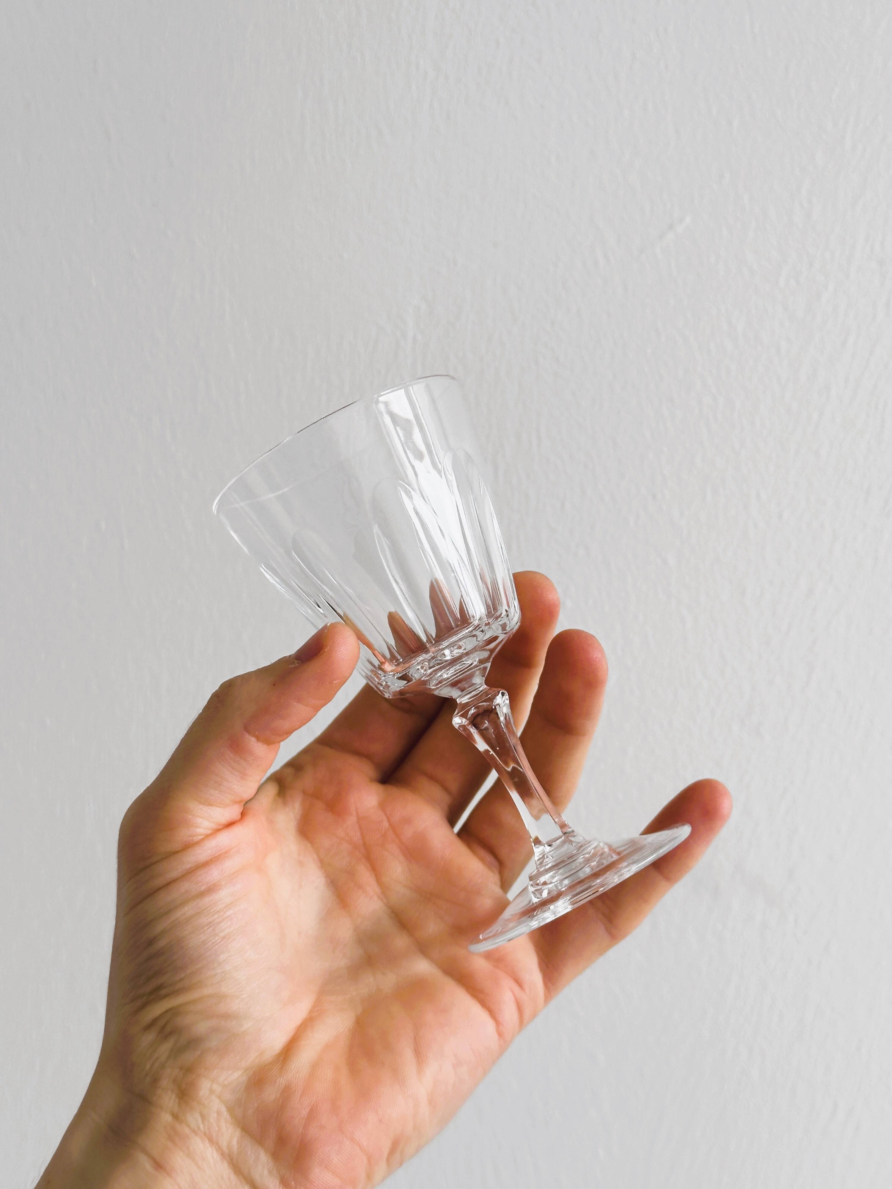 Cristal D'Arques liqueur glasses.