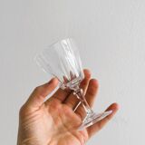 Cristal D'Arques liqueur glasses.