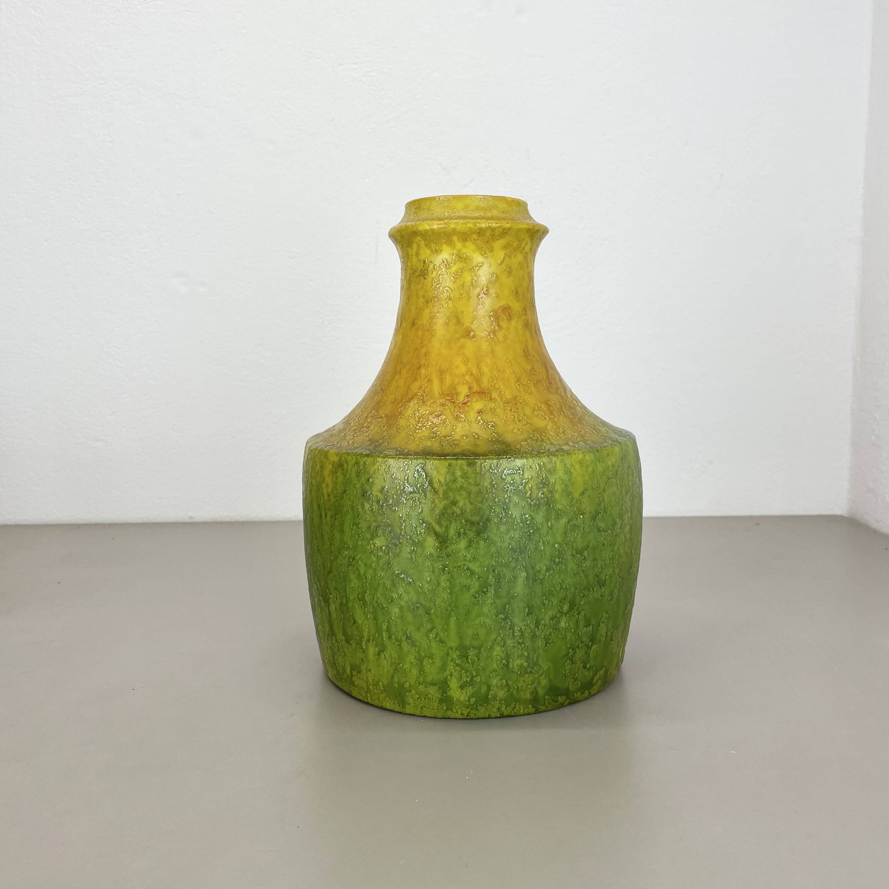 XL 4.4kg 31cm Ceramic Pottery VASE by Marcello Fantoni, ITALY, 1950s