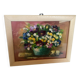 Tableau, huile sur toile bouquet de fleurs signée