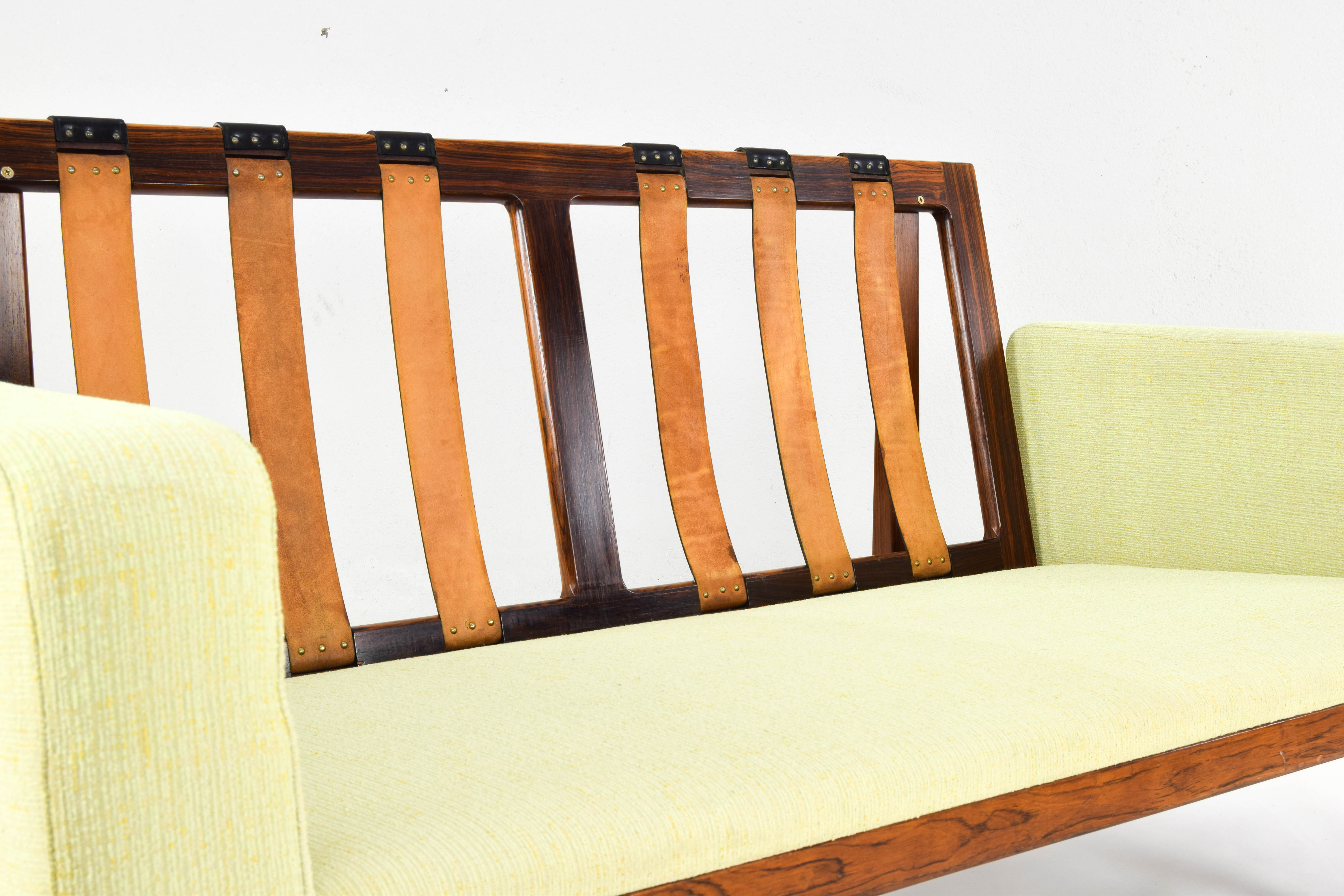 Eric merthen scandinavian modern tornado sofa 2-seater for ire möbler sweden 60s