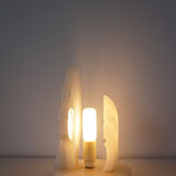 Alabaster shell lamp