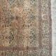 Vintage Turkish Silk Rug, 180x116 cm, Kayseri, Pink Blue Green, Handmade