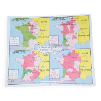 Carte scolaire Editions Rossignol