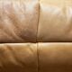 3-seater Togo camel leather sofa