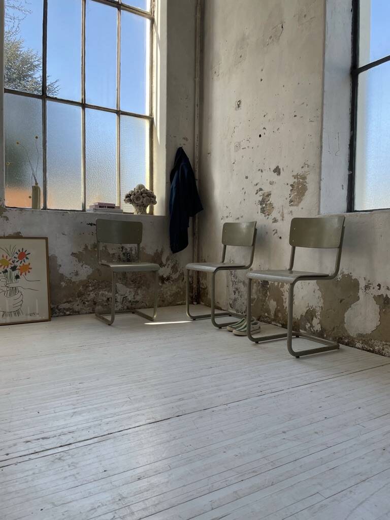 Trio of Tubax chairs 1950