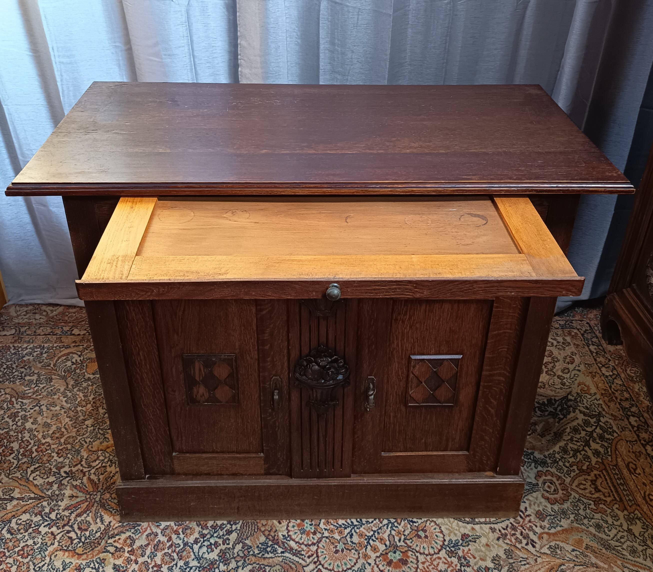 Art Deco oak sideboard