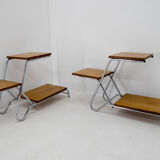 Set of Two Mid-Century Flower Stands, Czechoslovakia, 1960s