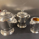 Silver-plated metal coffee service, Art Deco