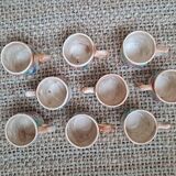 Service 9 cups in slurry grapes and blackberries