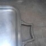 Silver metal tray