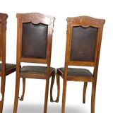 Italian art deco dining chairs 1920s