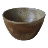 Vintage stoneware salad bowl ceramic pottery handmade craft production