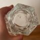 Vintage hexagonal cut crystal vase from Arques.
