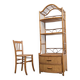 Vintage 1960s Rattan Bamboo Bookcase Shelf Buffet