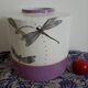 Large vase with dragonflies by Fabienne Jouvin. Asiatides 1999