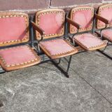 4 seater cinema bench