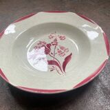 plat en porcelaine opaque de Gien -Chatel Guyon